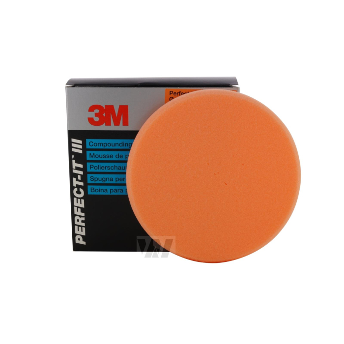 3M - Polierpad Polierschaum 150 mm 09550 orange