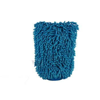 Mikrofaser Handschuh blau groß