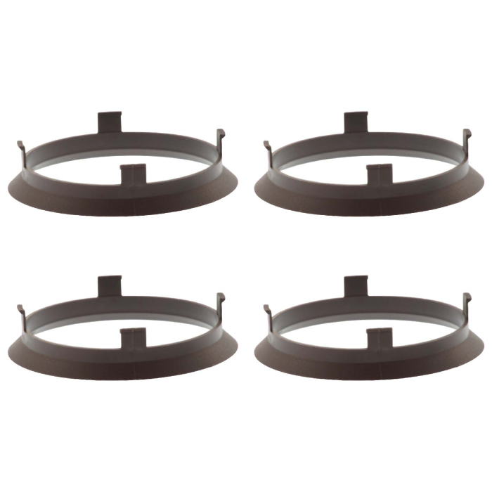 4 x Zentrierringe 70,1 mm x 67,1 mm A-System dunkelbraun