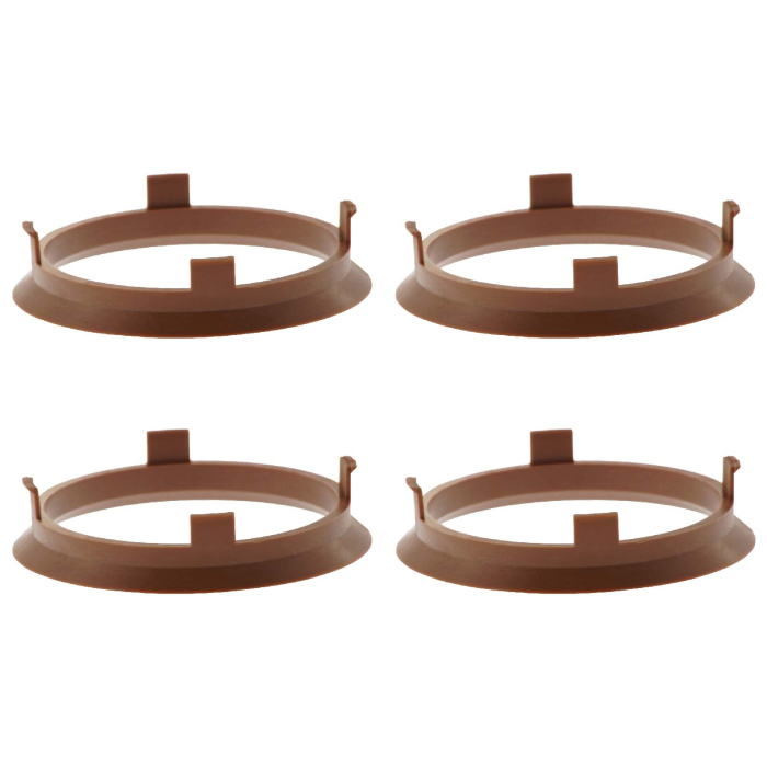 4 x Zentrierringe 71,6 mm x 66,1 mm A-System braun