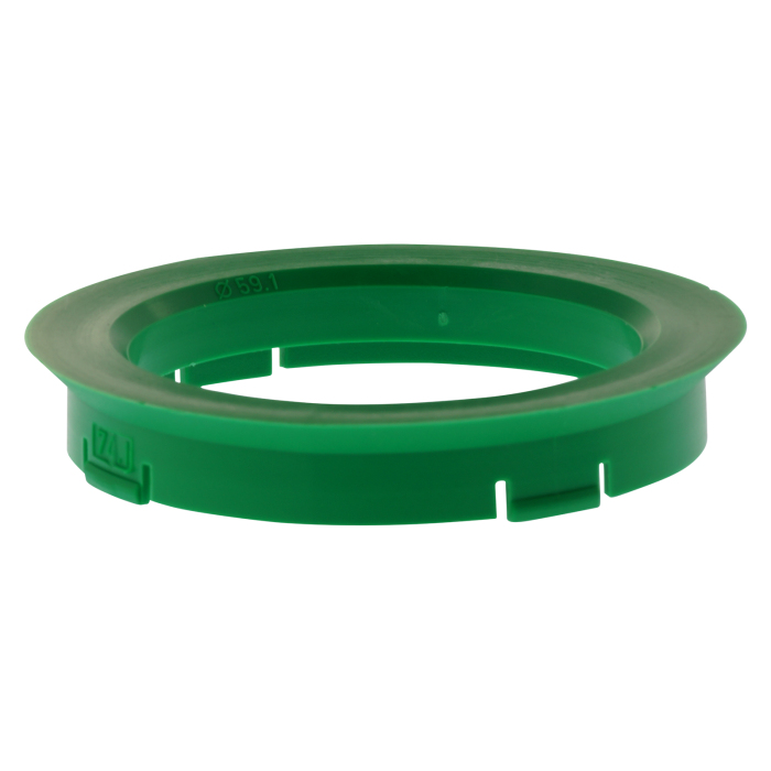4 x Zentrierring 74,1 mm x 59,1 mm grün