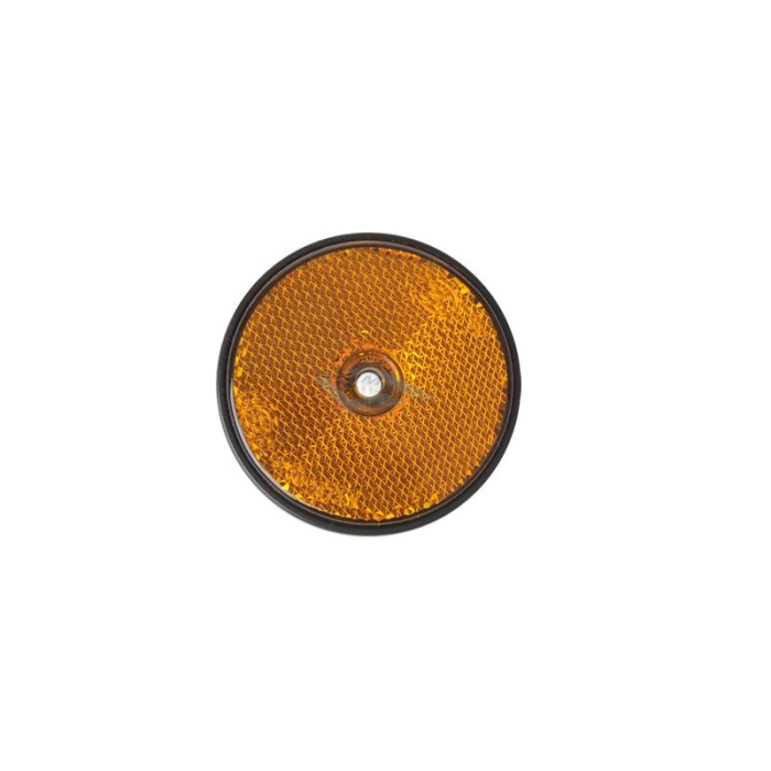 Reflektor 60 mm Orange RUND Seitenrückstrahler...