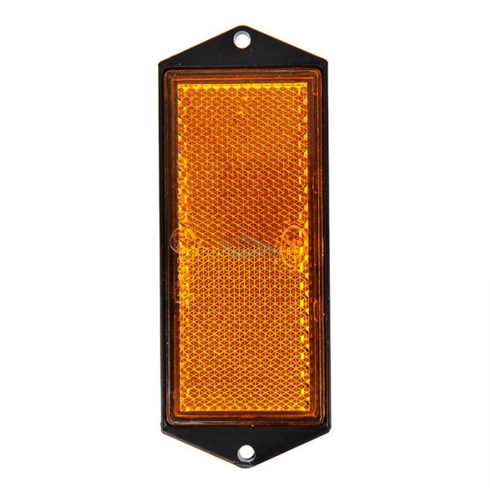 Reflektor orange 104x40mm Schraubbefestigung