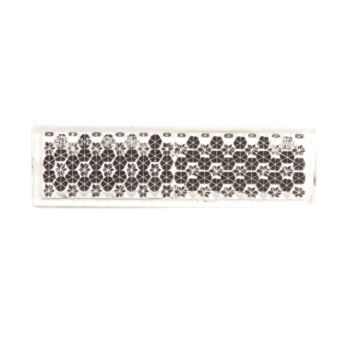 Reflektor 63 x 18 x 5,2mm WEIß ECKIG Rückstrahler...