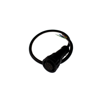 7-PIN Bajonett Stecker vorgekabelt mit 0,4m Kabel 7 Adern...